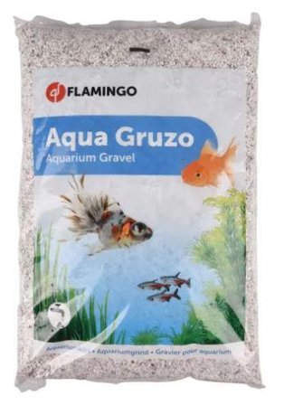 Fin Akvariegrus, Lys Grå - 8kg