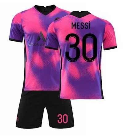 2021 Paris 3:e bortatröja set - nr 30 MESSI#24