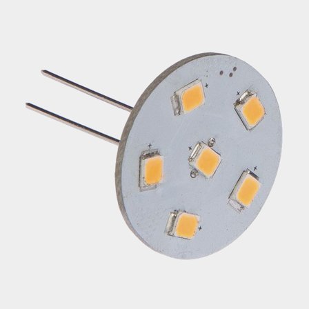 LED-lamppu NauticLED, 10 - 35 V, 1 W, Ø24 mm, G4, lämpimänvalkoinen valo, 1-pack