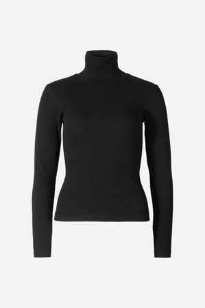 CAMILLA PIHL - Petra Rib Turtleneck - Black - XL