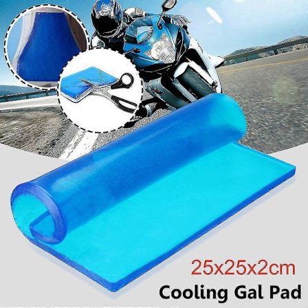 25x25x2cm Motorcykel Gel Pad Sæde Gel Pude Sæde Indsats Gel Pude Til Motorcyklister