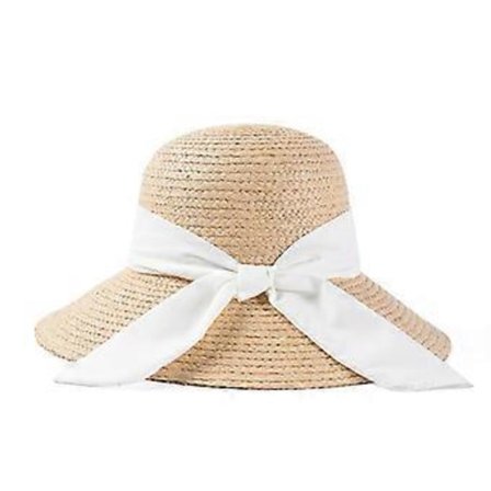 SZTXJ Stråhatt Dame Solbeskyttelse Stråhatt Strandhatter Sommer Sammenleggbar Floppy Reise Solhatter for Kvinner