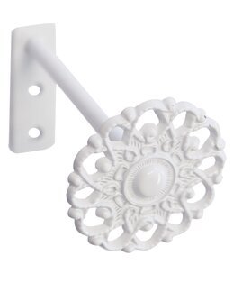 Gardinholder Rose 2-pk Hvit