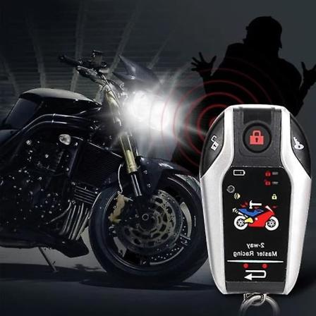 Motorsykkelalarm toveis tyverisikring med PKE induksjonsfjernstart