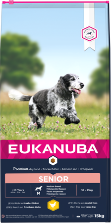 Eukanuba - Hund Senior Medium 15 kg - Hund - Hundefôr & hundemat - Tørrfôr for hund - ZOO.no