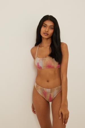 NA-KD Swimwear Culotte de bikini à taille haute - Bikinis - Multicolore - Medium