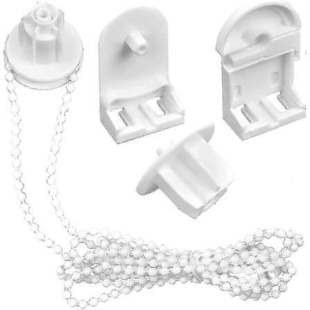 Reservdelar för rullgardiner, reparationssats, 25 mm rullgardinsbeslag med 3 m pärlkedja [DB]
