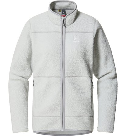 Haglöfs Mossa Pile Jacket Women Stone Grey Melange