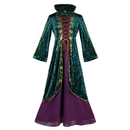 Kvinnor Eller Flickor Halloween Witch Cosplay Kostym 120