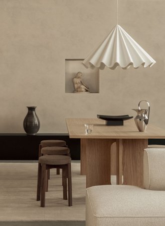 Dancing taklampe Ø65 - off white