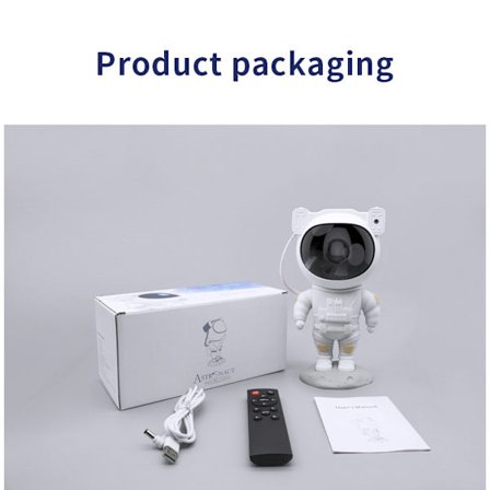 Astronautti Yövalo / Galaksivalo - Tähtitaivasprojektor