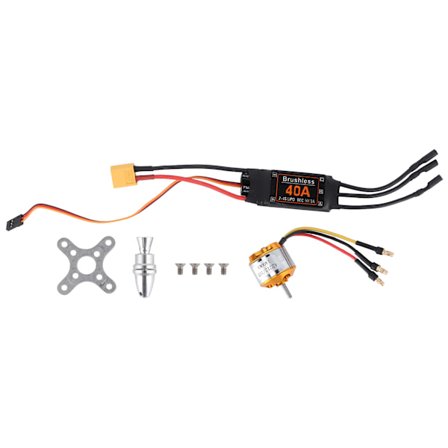 2212 KV1400 Motor 40A Børsteløs ESC XT60 Motor ESC Sett RC Tilbehør for Drone Helikopter FPV