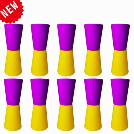 Hauska Flip Cup Shuttle Juoksu Rugby Agility Reverse Cone Body Koordinaatio Räjähtävä harjoittelu muovi