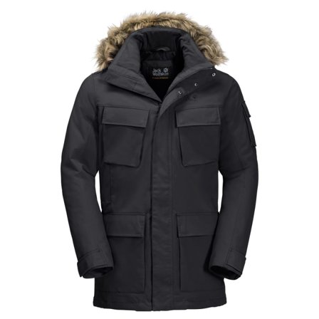 Jack Wolfskin Men's Glacier Canyon Parka Men synthetic-lined parkas Black XXL