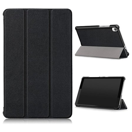 Lenovo Tab M8 tri-fold læder flip case - Sort