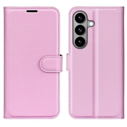 AMORUS Samsung Galaxy S26 / S26 Pro Plånboksfodral Konstläder - Rosa