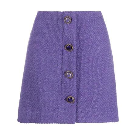 Pinko, Short Skirts Fioletowy, Kobieta, Rozmiar: S