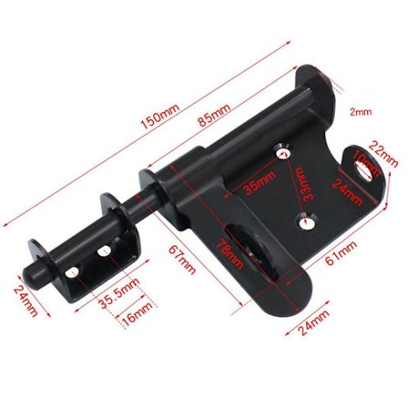 Dørspennelås Sikkerhetsbolt Lås STYLE 3 STYLE