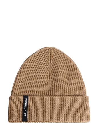 Juan Merino Beanie Accessories Headwear Beanies Brun J. Lindeberg*Betinget Tilbud