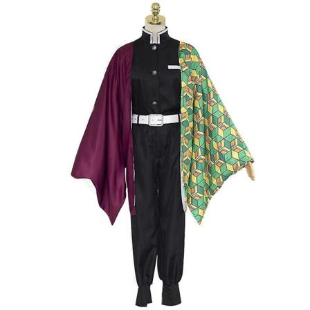 Kids Demon Slayer Animasjon Cosplay kostyme antrekk sett 4-5 Years Tomioka Giyuu
