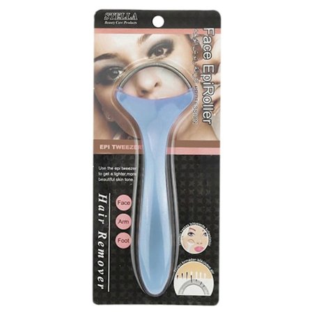 Fjederbaseret ansigtshårfjerner, bærbar smertefri ansigtsepilator til kvinder, fjerner uønsket hår i ansigtet, på overlæben og kinderne