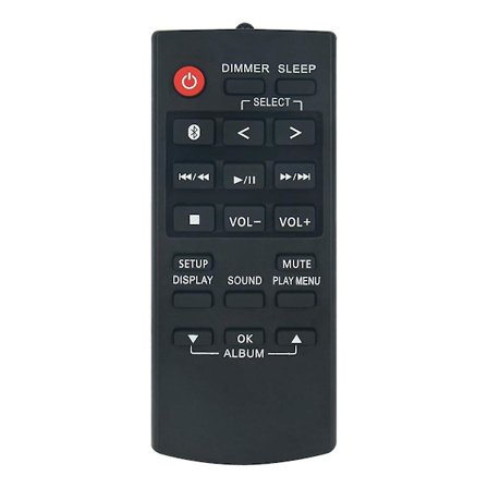 N2QAYB001215 Fjärrkontroll Ersättning för Högtalarsystem SA-AKX320GS-K SA-AKX520E-K SC-TMAX10E-K SC-UA30 (FMY)