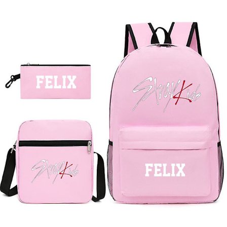 Stray Kids taske Tredelt rygsæk Studenter skoletaske Bedste rygsæk til børn