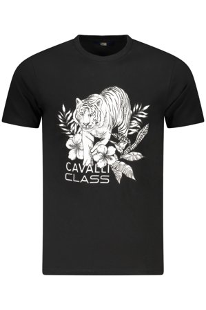 Cavalli Class T-shirt Maniche Corte Uomo Nero