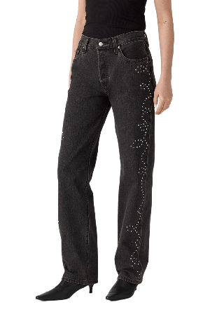 Levi's 501 '90s Jeans Dam Svart W30/L32