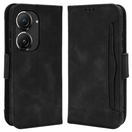 Cardholder Serie Asus Zenfone 9 Plånboksfodral - Svart Svart