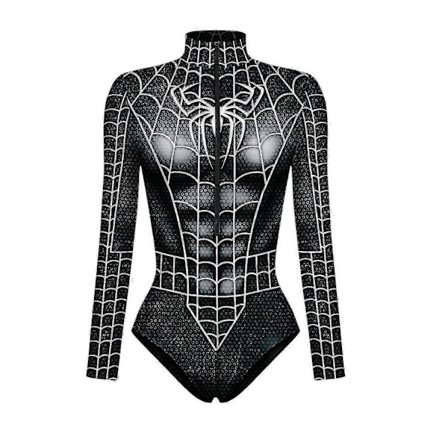 Ny Superhelt Cosplay Sexy Spiderman Kostyme Bodysuit Halloween Karneval Party Forkledning For Kvinner