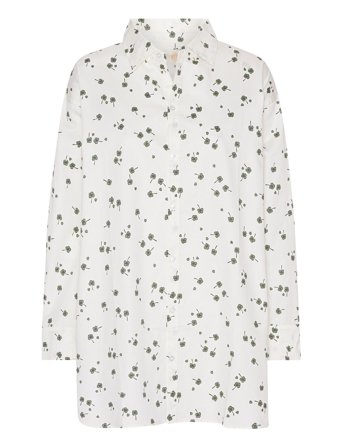 Pyjamas Skjorte White Finenord