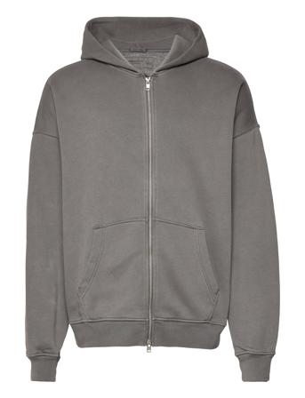 Anf Mens Sweatshirts Hettegenser Genser Grå Abercrombie & Fitch*Betinget Tilbud