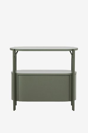 Kave Home - Kylpyhuoneen kaappi - arely - Vihreä - Kylpyhuoneen kalusteet - - Homeroom