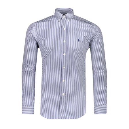 Polo Ralph Lauren, Polo Overhemd Blauw Blauw, Heren, Maat:L,Katoen
