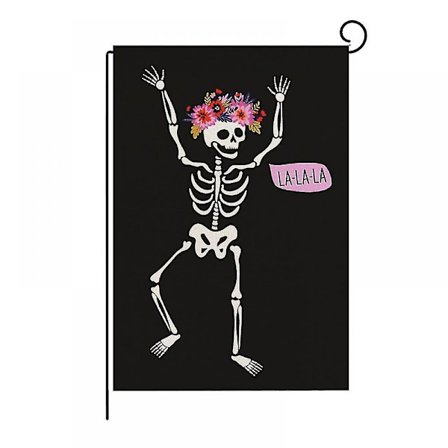 Halloween Flagga Trick Or Treat Trädgårdsflagga, Halloween Yard utomhusdekoration