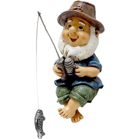 Havefigur til haven - Havepynt - Harpiks - Havepynt -