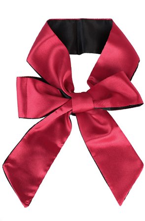 Satin Langes Augenbinde Rot