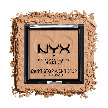 NYX Professional Makeup Can’t Stop Won’t Mattifying Powder Puder Unisex Beige 6 G