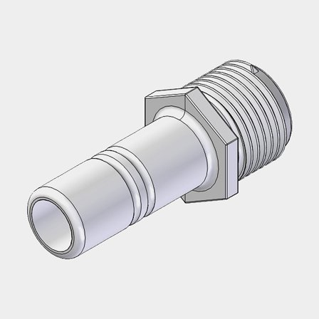Adapter Whale Stem Adaptor, Kunststoff, Whale Quick Connect 15 mm (WS15) (außen) zu 1/2" G (BSP) (außen), weiß, 2er-Pack - Boot