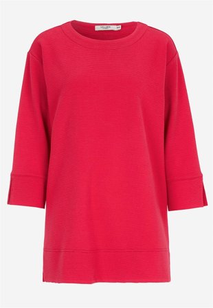Cellbes of Sweden - Jerseytunika med slidser i cerise til damer i størrelse 50/52