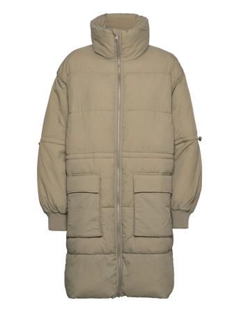Yassealy Padded Coat Foret Jakke Beige YAS