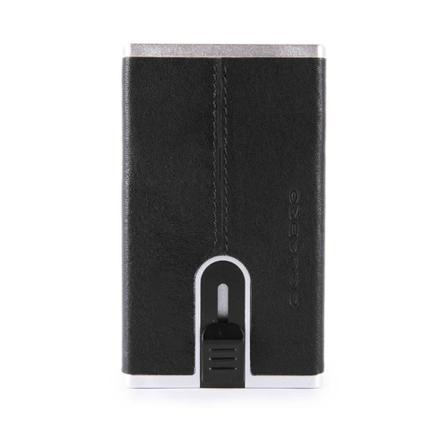 Piquadro, Compact wallet Czarny, Mężczyzna, Rozmiar: ONE Size