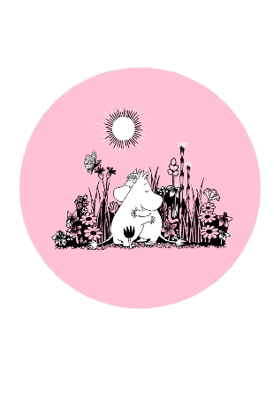 Opto Design Moomin Hug Grytunderlägg Köksredskap Rosa Ø21