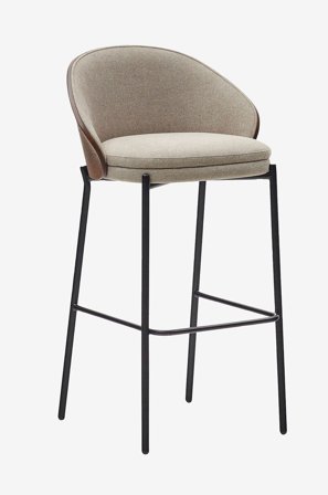 Kave Home - Baarijakkara - eamy 2-pack - Beige - Baarituolit & baarijakkarat - - Homeroom