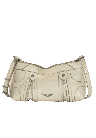 Zadig & Voltaire SUNNY MOOD VINTAGE PATENT Handväskor Dam Vit ONESIZE