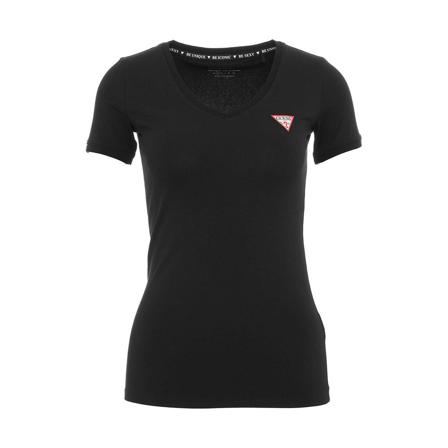 Guess T-Shirts , Zwart , Dames , Maat: XL