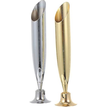 Rund Metal Indsætnings Pen Holder Vintage Enkelt Pen Holder Fjeder Pen Dip Pen Base Springvand Pen Stativ Til Kontor Skole Papirvarer (2 stk, G