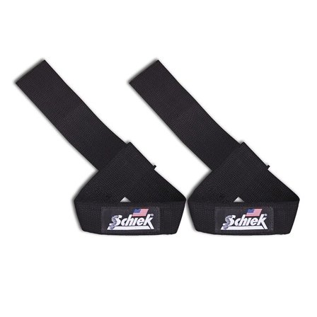 Lifting Straps & greb Schiek Basic Lifting Straps Sort - Bodyman.dk