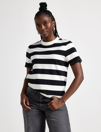 Lindex T-Shirt - White - S